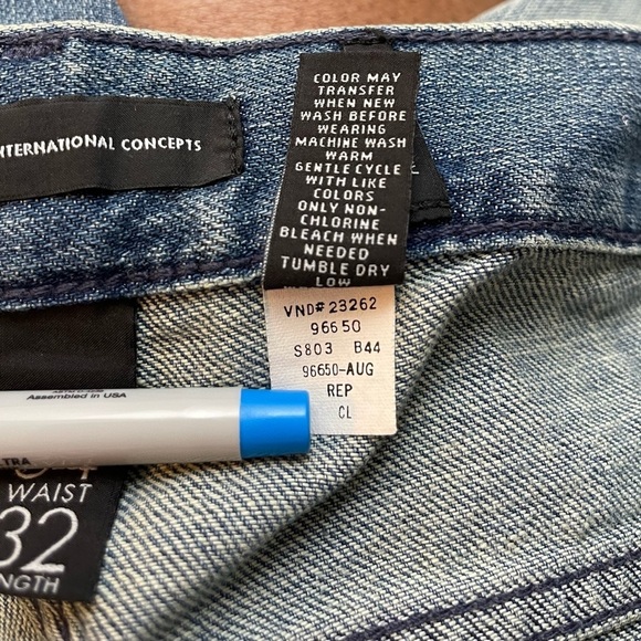 INC International Concepts Amsterdam Men Jeans Size 34X32 - Picture 9 of 11